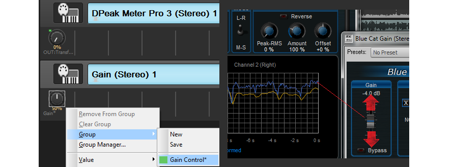 Connecting Plug-Ins With Groups In Cakewalk Sonar: Ducking Example