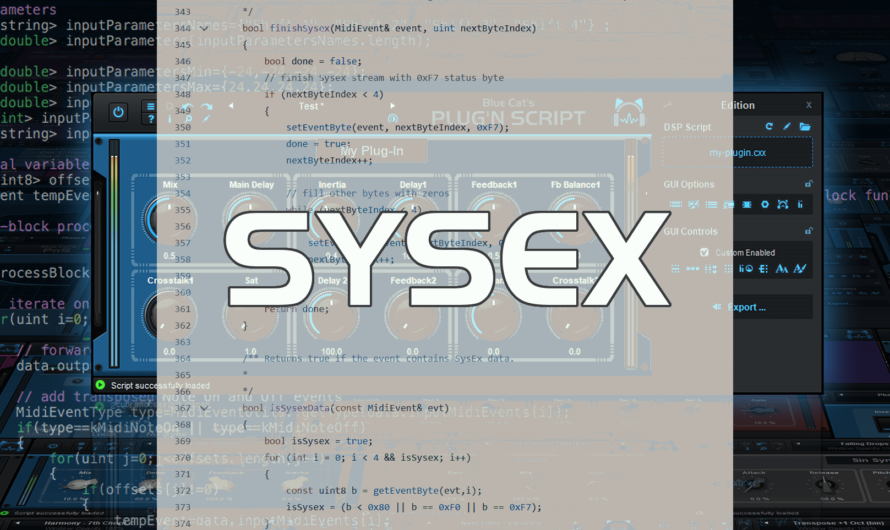 How To Handle SysEx in Plug’n Script