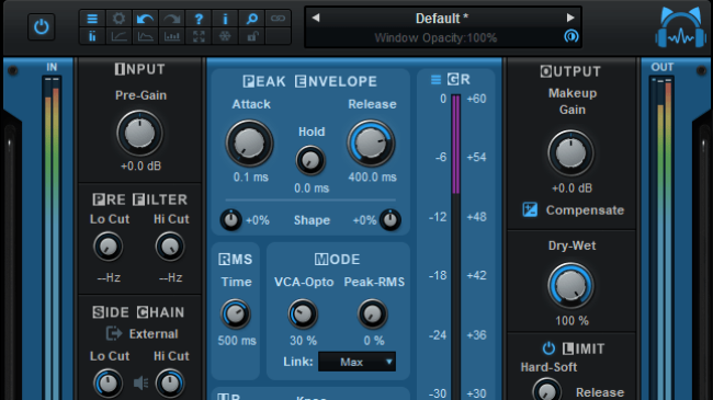 Blue Cat's Dynamics - Compressor, Gate, Limiter, Expander, Waveshaper Plug-In (VST, AU, AAX, VST3)