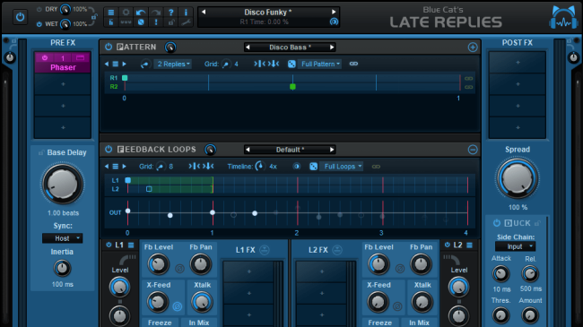 Blue Cat's Late Replies - Creative Delay & Reverb / Multi FX Plug-In & Host (VST, AU, AAX, VST3)